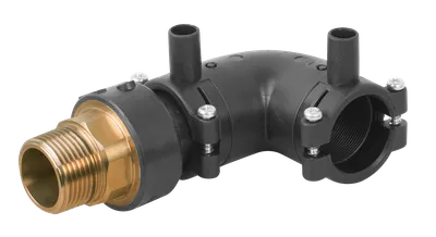 Ef Brass Transition Elbow 90 Deg Male