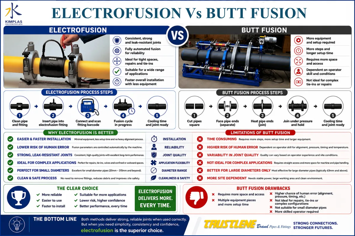 ELECTROFUSION Vs BUTT FUSION