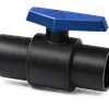 PVC Solid Molded Ball Valve Plain Solvent x Plain Solvent