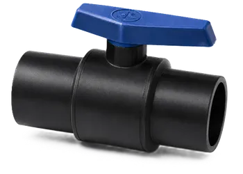 PVC Solid Molded Ball Valve Plain Solvent x Plain Solvent