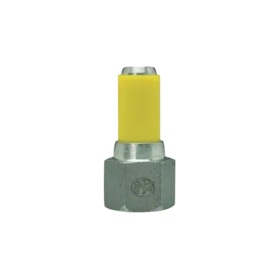 Crimp Type PE - Brass Transition Fittings for Gas