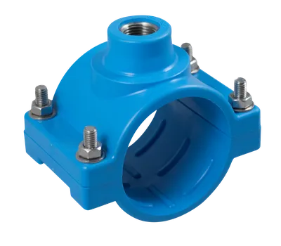 PP Clamp Saddle - PN 10 Blue(SS)